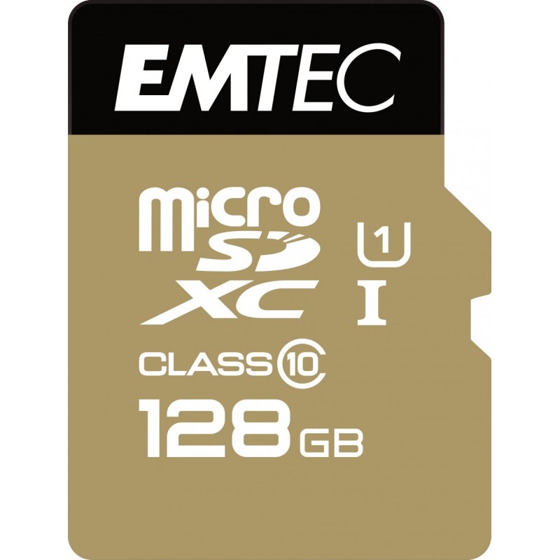 Emtec microSD Class10 Gold+ 128GB MicroSDXC Clase 10