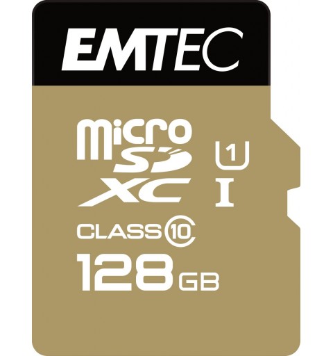 Emtec microSD Class10 Gold+ 128GB mémoire flash