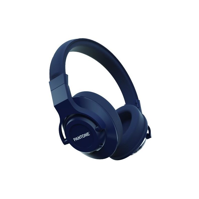 Pantone PT-WH005 Headset Wired & Wireless Head-band Calls Music Bluetooth Blue