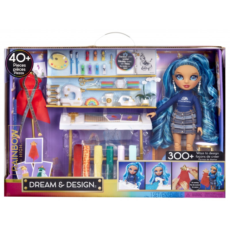 Rainbow High Dream & Design Fashion Studio Playset + Skyler Doll