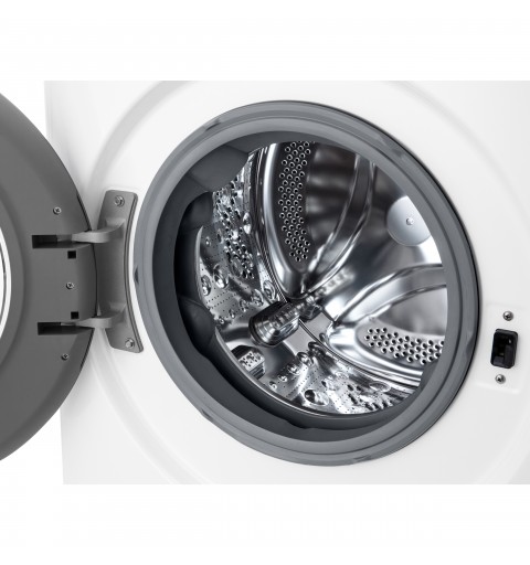 LG D4R3009NSWB lavadora-secadora Independiente Carga frontal Blanco D