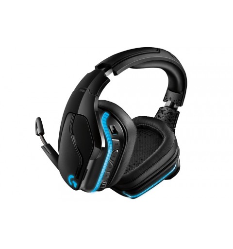 Logitech G G935 Kopfhörer Kabellos Kopfband Gaming Schwarz, Blau