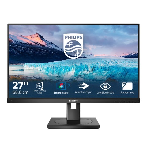 Philips S Line 272S1AE 00 LED display 68,6 cm (27") 1920 x 1080 Pixel Full HD LCD Nero