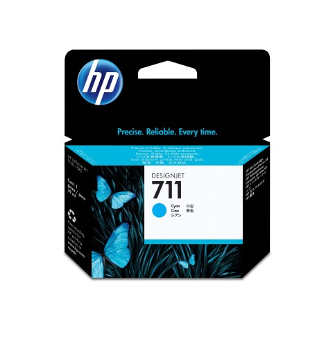 HP 711 29-ml Cyan DesignJet Ink Cartridge