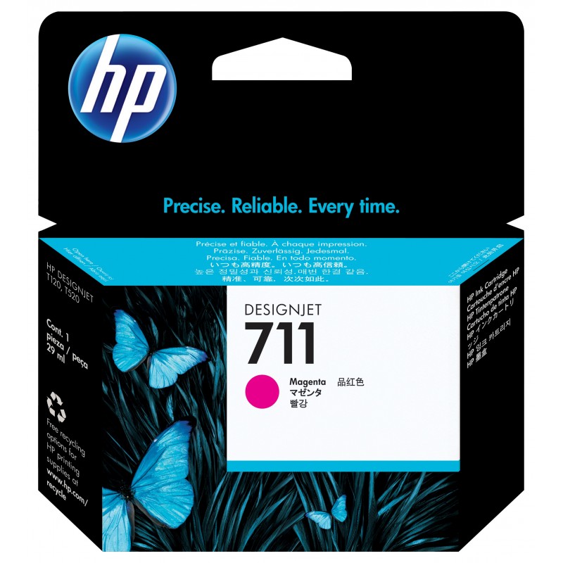 HP 711 29-ml Magenta DesignJet Ink Cartridge