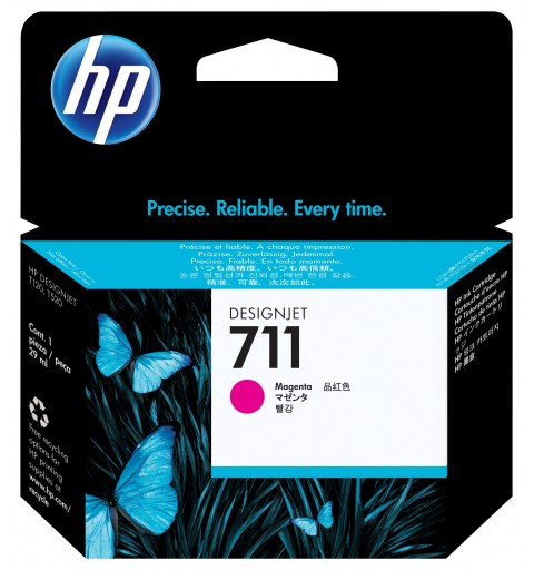 HP 711 cartouche d'encre DesignJet magenta, 29 ml