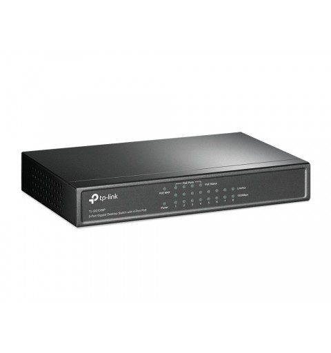 TP-Link TL-SG1008P Gigabit Ethernet (10 100 1000) Energía sobre Ethernet (PoE) Gris