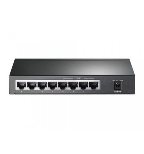 TP-Link TL-SG1008P Gigabit Ethernet (10 100 1000) Power over Ethernet (PoE) Grau