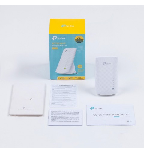 TP-Link RE200 ampliador de red Repetidor de red Blanco 10, 100 Mbit s