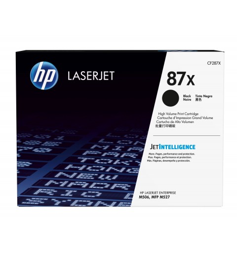 HP 87X High Yield Black Original LaserJet Toner Cartridge