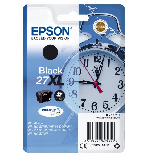 Epson Alarm clock Cartouche "Réveil" 27XL - Encre DURABrite Ultra N