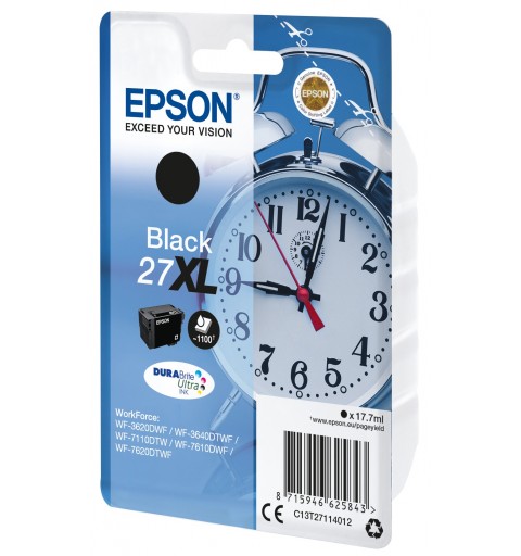 Epson Alarm clock Cartouche "Réveil" 27XL - Encre DURABrite Ultra N