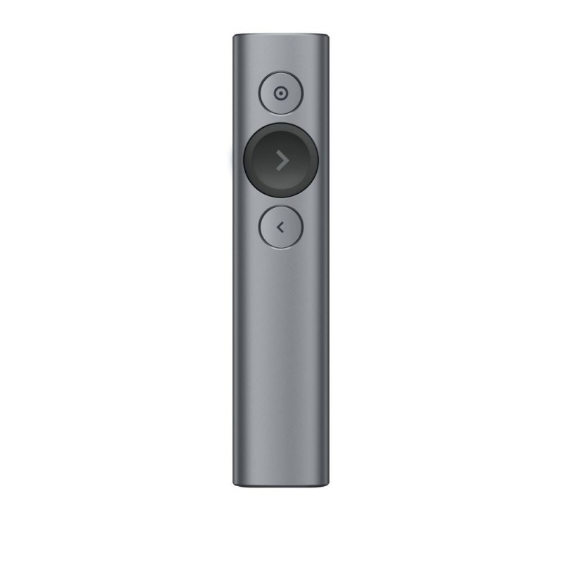 Logitech Spotlight télécommande Bluetooth RF Gris