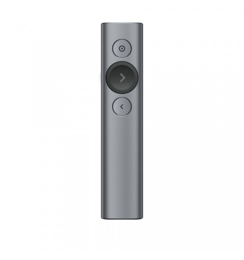 Logitech Spotlight télécommande Bluetooth RF Gris