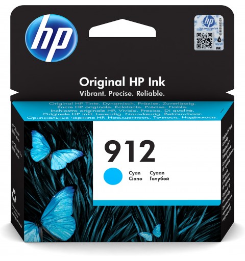 HP 912 Cartouche d'encre cyan authentique