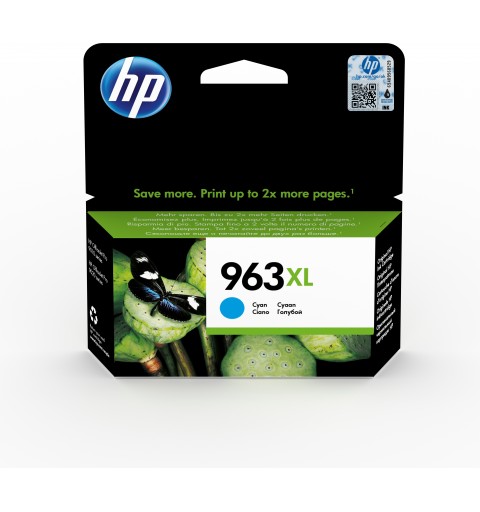 HP 963XL High Yield Cyan Original Ink Cartridge