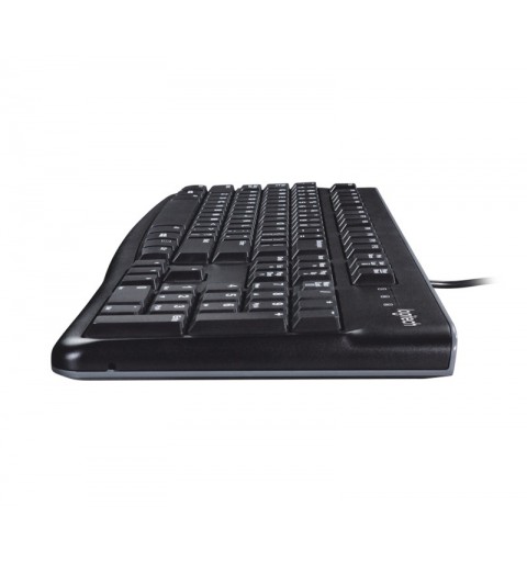 Logitech K120 Corded Keyboard teclado USB QWERTY Inglés Negro