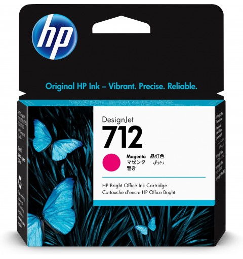 HP 712 29-ml Magenta DesignJet Ink Cartridge