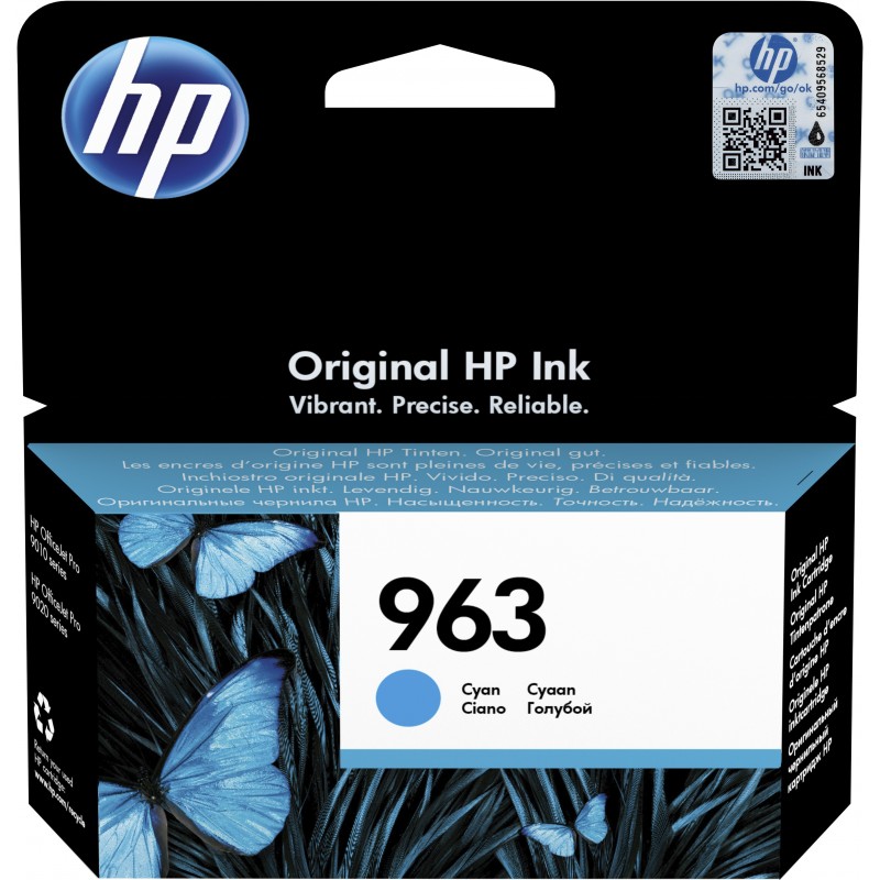 HP 963 Cyan Original Druckerpatrone