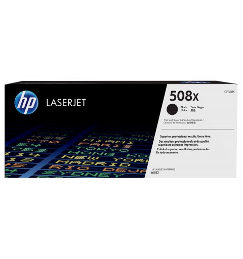 HP 508X Schwarz Original LaserJet Tonerkartusche mit hoher Reichweite