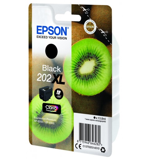 Epson Kiwi Singlepack Black 202XL Claria Premium Ink