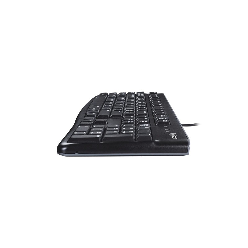 Logitech K120 Corded Keyboard tastiera Mouse incluso USB AZERTY Francese Nero