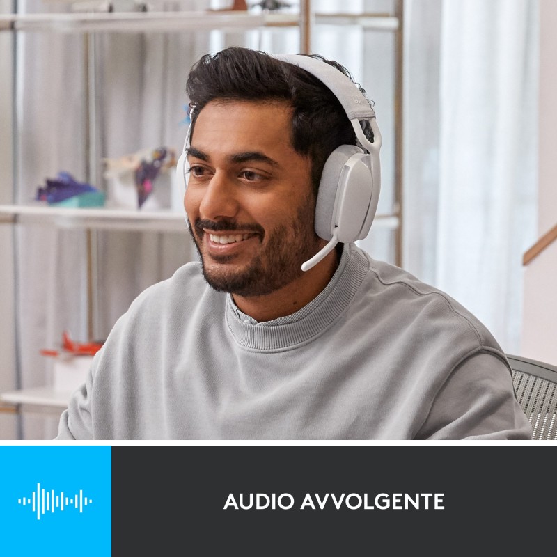 Logitech Zone Vibe 100 Auriculares Inalámbrico Diadema Llamadas Música Bluetooth Blanco