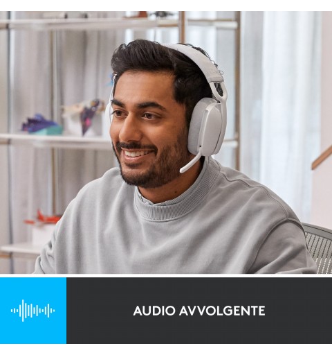 Logitech Zone Vibe 100 Auriculares Inalámbrico Diadema Llamadas Música Bluetooth Blanco