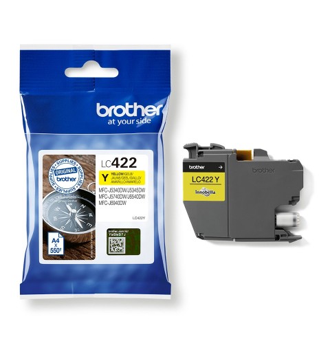 Brother LC-422Y ink cartridge 1 pc(s) Original Yellow