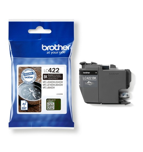 Brother LC-422BK ink cartridge 1 pc(s) Original Black