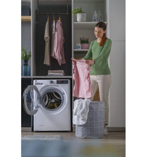 Hoover H-WASH 350 H3WPS4376TAMB6-S lavadora Carga frontal 7 kg 1300 RPM Blanco