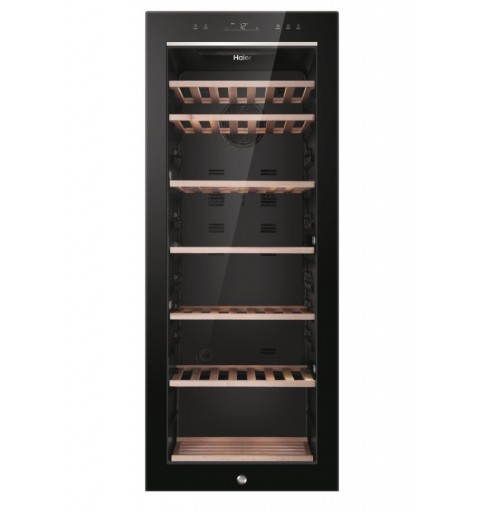 Haier Wine Bank 50 Serie 5 HWS84GA Compressor wine cooler Freestanding Black 84 bottle(s)