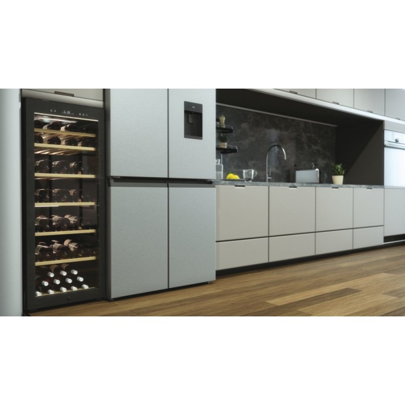 Haier Wine Bank 50 Serie 5 HWS84GA Compressor wine cooler Freestanding Black 84 bottle(s)