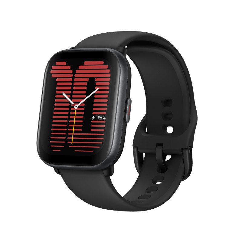 Amazfit Hannover 4.45 cm (1.75") AMOLED Digital 390 x 450 pixels Touchscreen Black GPS (satellite)