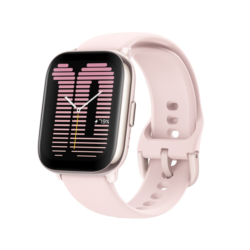 Amazfit Hannover 4.45 cm (1.75") AMOLED Digital 390 x 450 pixels Touchscreen Pink GPS (satellite)