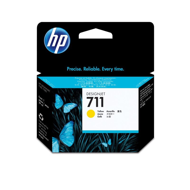 HP Cartucho de tinta DesignJet 711 amarillo de 29 ml