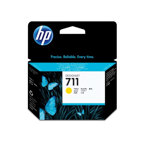 HP 711 cartouche d'encre DesignJet jaune, 29 ml