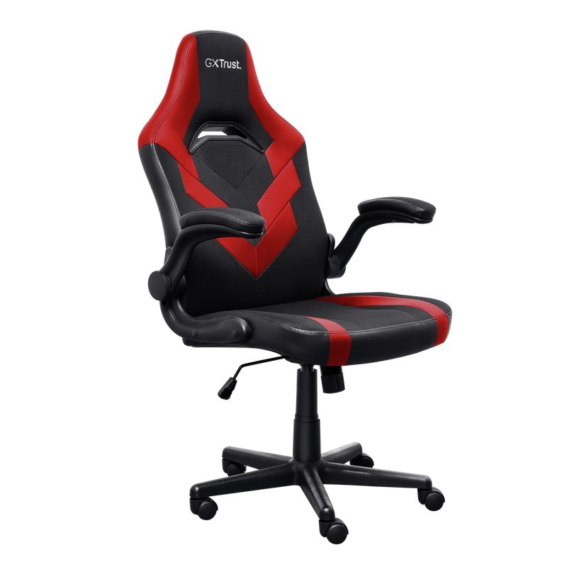 Trust GXT 703R RIYE Silla para videojuegos universal Negro, Rojo