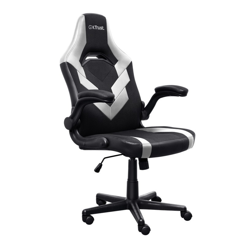 Trust GXT 703W RIYE Silla para videojuegos universal Negro, Blanco