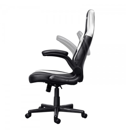 Trust GXT 703W RIYE Silla para videojuegos universal Negro, Blanco