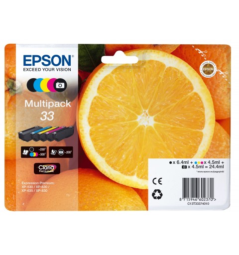 Epson Oranges Multipack 5-colours 33 Claria Premium Ink