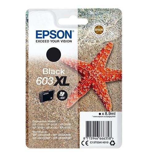 Epson Singlepack Black 603XL Ink