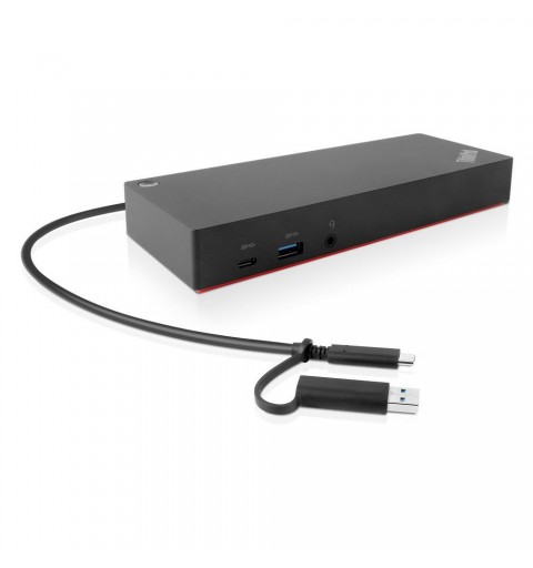 Lenovo 40AF0135IT laptop dock port replicator Wired USB 3.2 Gen 2 (3.1 Gen 2) Type-C Black