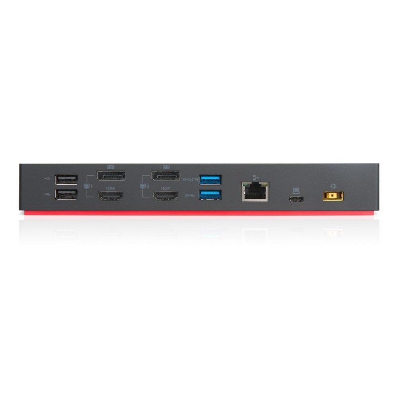 Lenovo 40AF0135IT base para portátil y replicador de puertos Alámbrico USB 3.2 Gen 2 (3.1 Gen 2) Type-C Negro