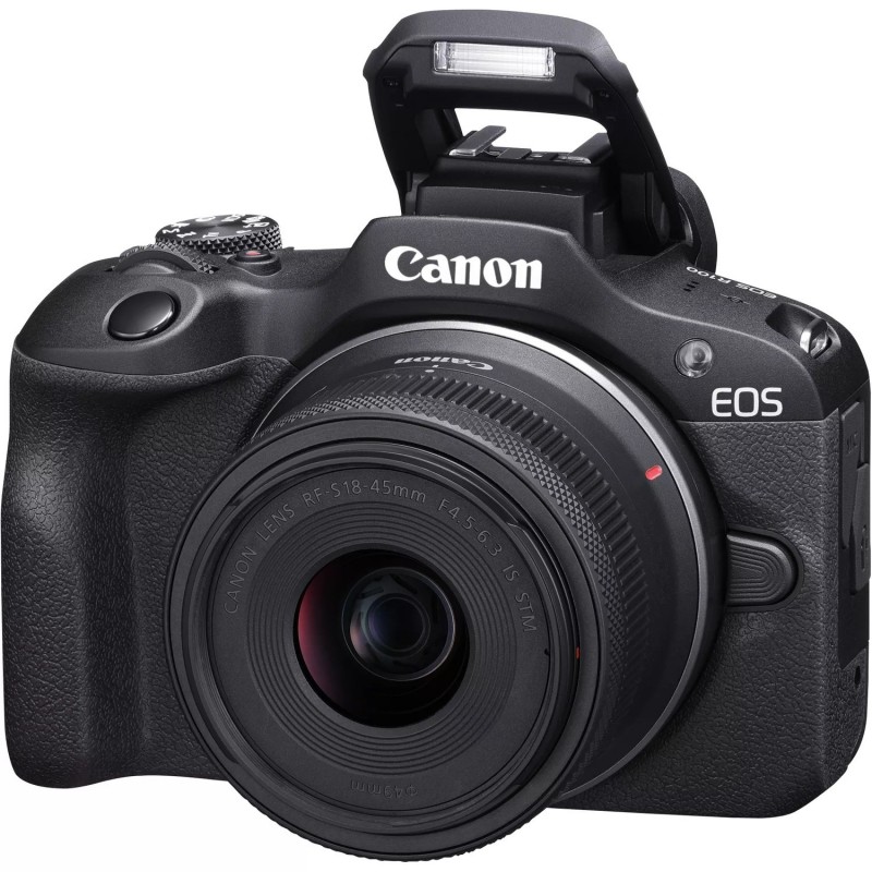 Canon EOS R100 + RF-S 18-45mm F4.5-6.3 IS STM Kit MILC 24,1 MP CMOS 6000 x 4000 pixels Noir