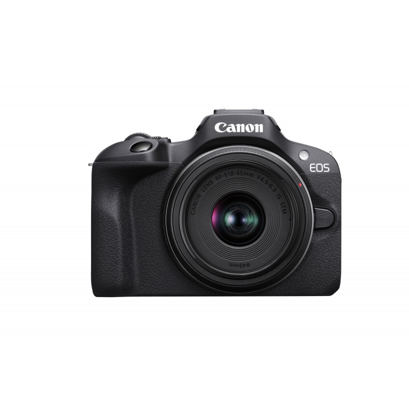 Canon EOS R100 + RF-S 18-45mm F4.5-6.3 IS STM Kit MILC 24,1 MP CMOS 6000 x 4000 pixels Noir