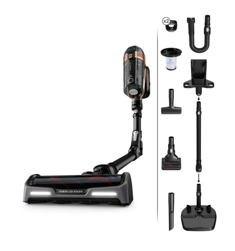 Rowenta X-Force Flex 15.60 handheld vacuum Black, Grey Bagless