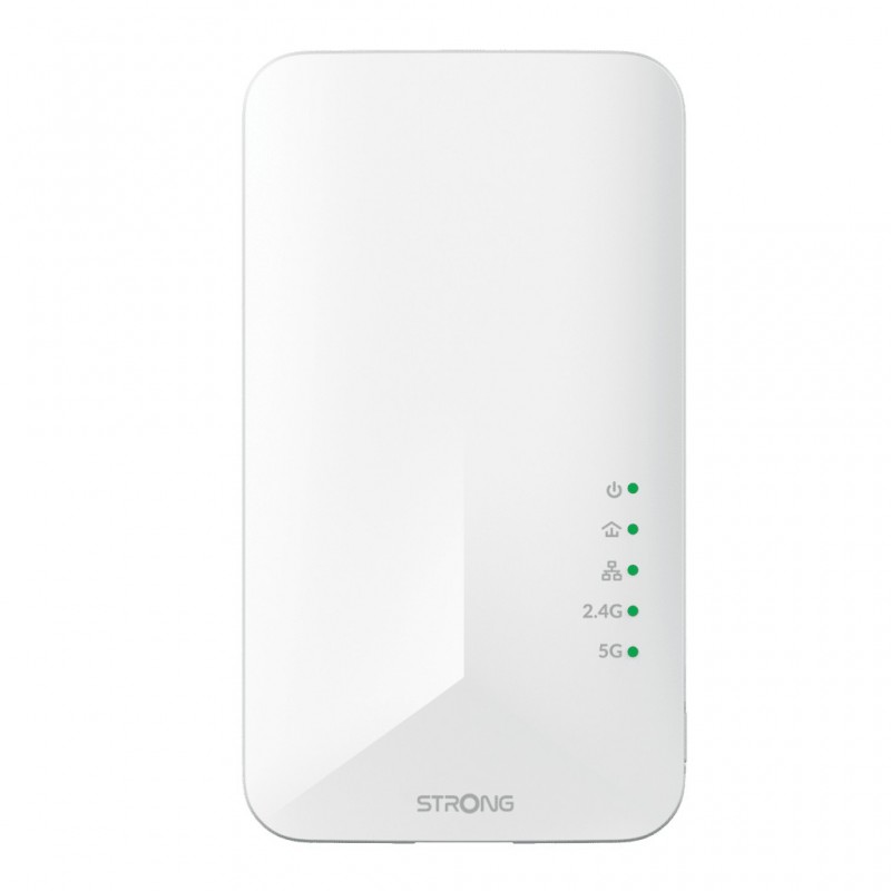 Strong POWERL1000DUOWIFIEUV2 adaptador de red PowerLine 1000 Mbit s Ethernet Wifi Blanco 2 pieza(s)