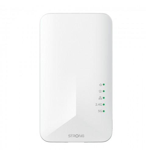 Strong POWERL1000DUOWIFIEUV2 adaptador de red PowerLine 1000 Mbit s Ethernet Wifi Blanco 2 pieza(s)