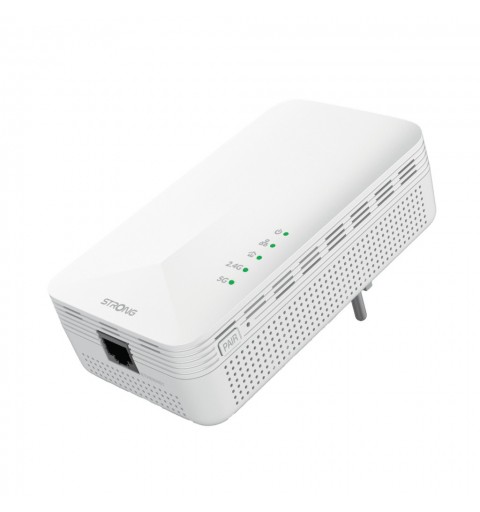 Strong POWERL1000DUOWIFIEUV2 adaptador de red PowerLine 1000 Mbit s Ethernet Wifi Blanco 2 pieza(s)